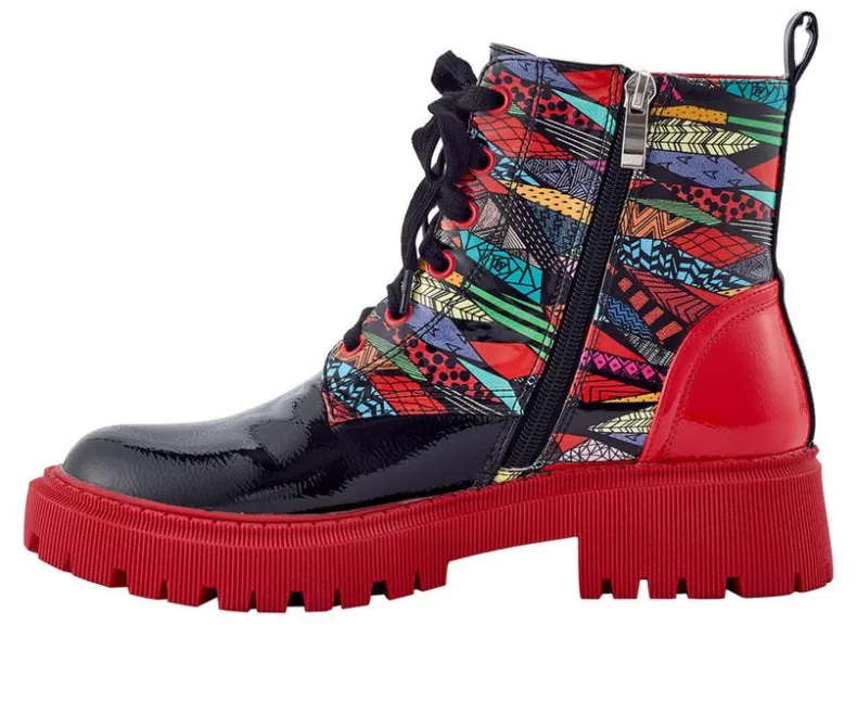 Lace Up>Ninety Union Women's Freeway Combat Boots