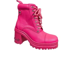 Lace Up|Dress>Ninety Union Women's Thunder Heeled Combat Boots