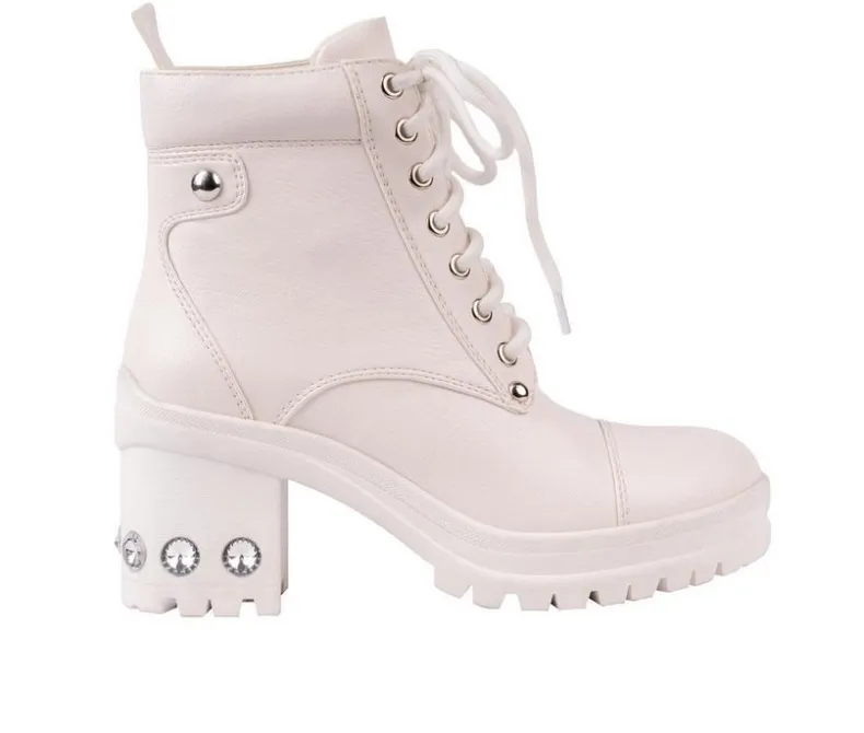 Dress|Lace Up>Ninety Union Women's Thunder Heeled Combat Boots