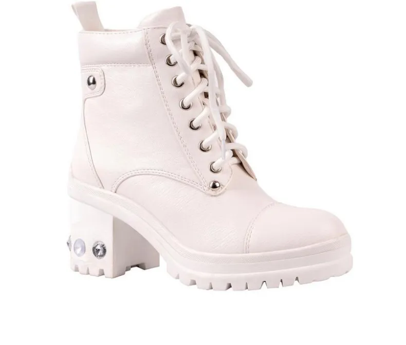 Dress|Lace Up>Ninety Union Women's Thunder Heeled Combat Boots