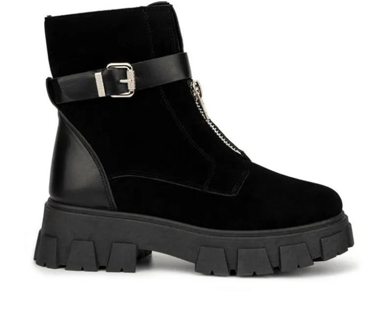 Dress>Olivia Miller Women's Angie Lugged Boots