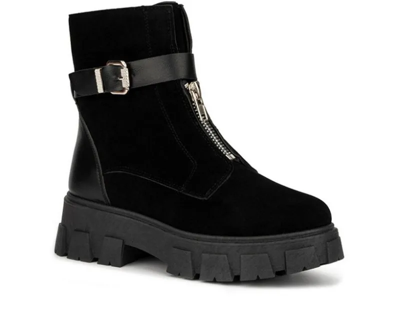 Dress>Olivia Miller Women's Angie Lugged Boots