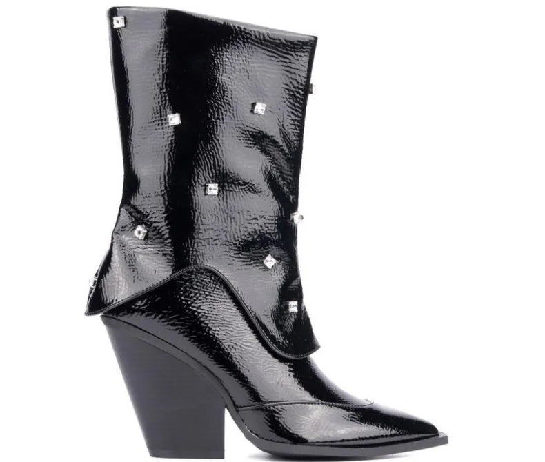 Dress|Cowboy & Western>Olivia Miller Women's Bling Mid Calf Booties