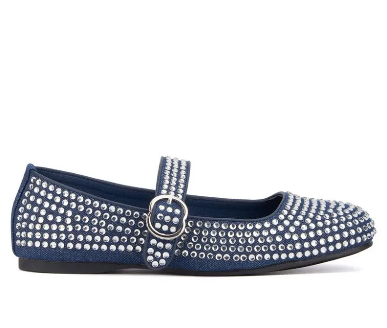 Flats>Olivia Miller Women's Dawn Mary Jane Flats