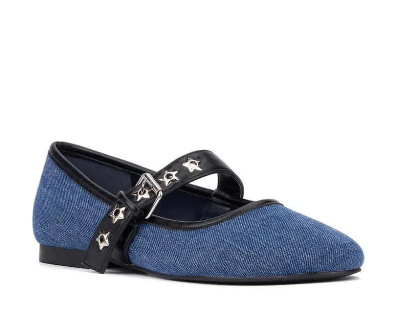 Flats>Olivia Miller Women's Element Mary Jane Flats