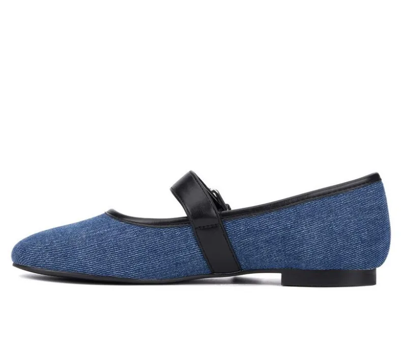 Flats>Olivia Miller Women's Element Mary Jane Flats