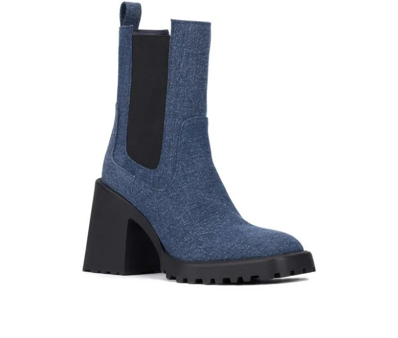 Dress|Chelsea>Olivia Miller Women's No Notes Mid Calf Chelsea Boots