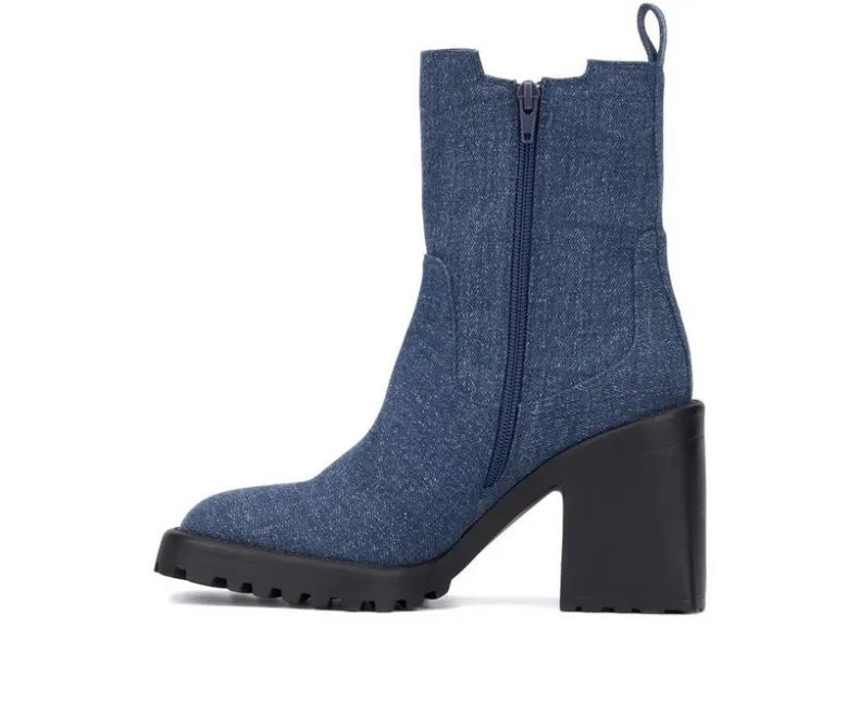 Dress|Chelsea>Olivia Miller Women's No Notes Mid Calf Chelsea Boots