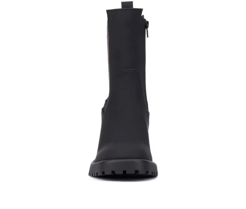 Dress|Chelsea>Olivia Miller Women's No Notes Mid Calf Chelsea Boots