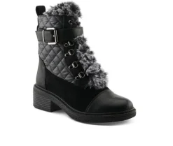 Boots & Booties>Patrizia Women's Hilvia-Quilt Booties