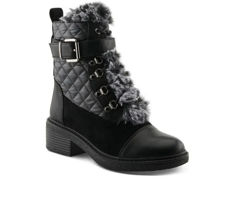 Boots & Booties>Patrizia Women's Hilvia-Quilt Booties