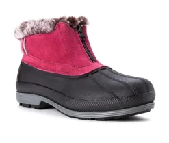 Cozy>Propet Women's Lumi Ankle Zip Waterproof Winter Boots