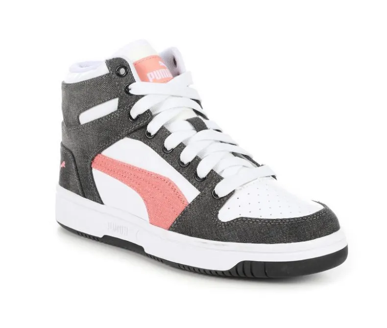High Top|Fashion & Lifestyle>Puma Women's Rebound High-Top Sneakers