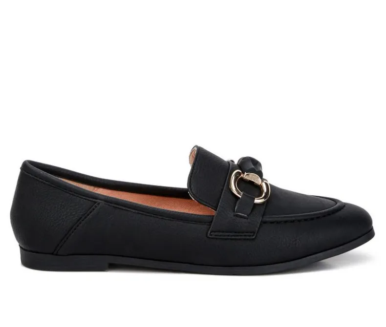 Loafers & Oxfords>Rag & Co Women's Asher Horsebit Loafers