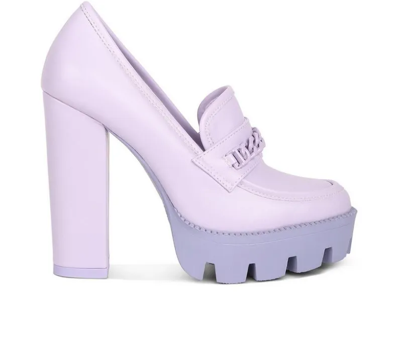 Pumps & Heels|Loafers & Oxfords>Rag & Co Women's Corinne Heeled Loafers