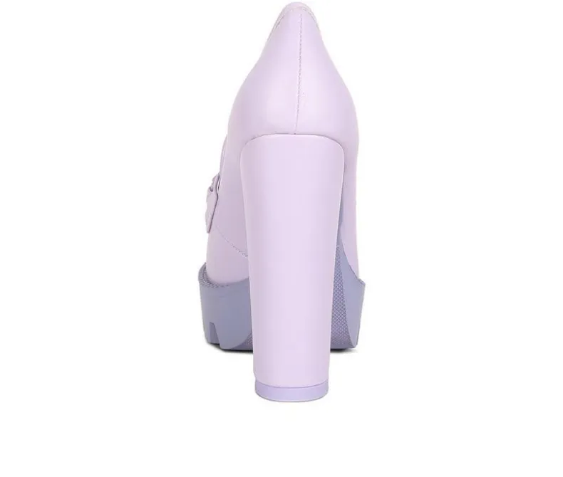 Pumps & Heels|Loafers & Oxfords>Rag & Co Women's Corinne Heeled Loafers