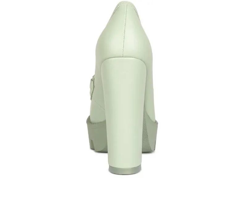 Loafers & Oxfords>Rag & Co Women's Corinne Heeled Loafers