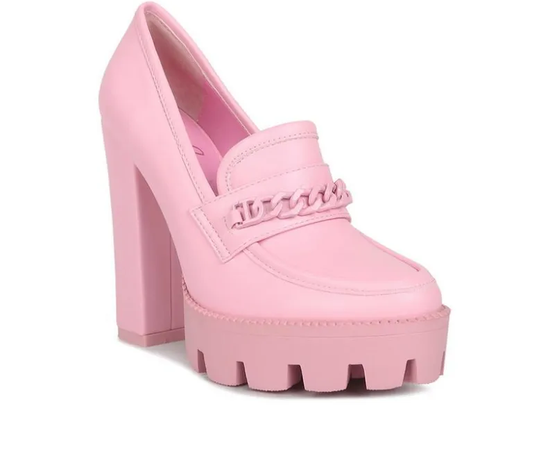 Pumps & Heels|Loafers & Oxfords>Rag & Co Women's Corinne Heeled Loafers