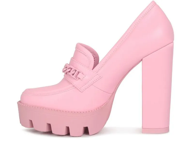 Pumps & Heels|Loafers & Oxfords>Rag & Co Women's Corinne Heeled Loafers