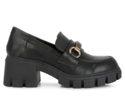 Loafers & Oxfords>Rag & Co Women's Evangeline Lugged Loafers