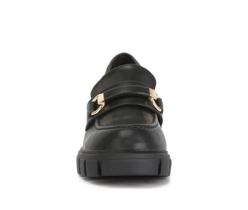 Loafers & Oxfords>Rag & Co Women's Evangeline Lugged Loafers