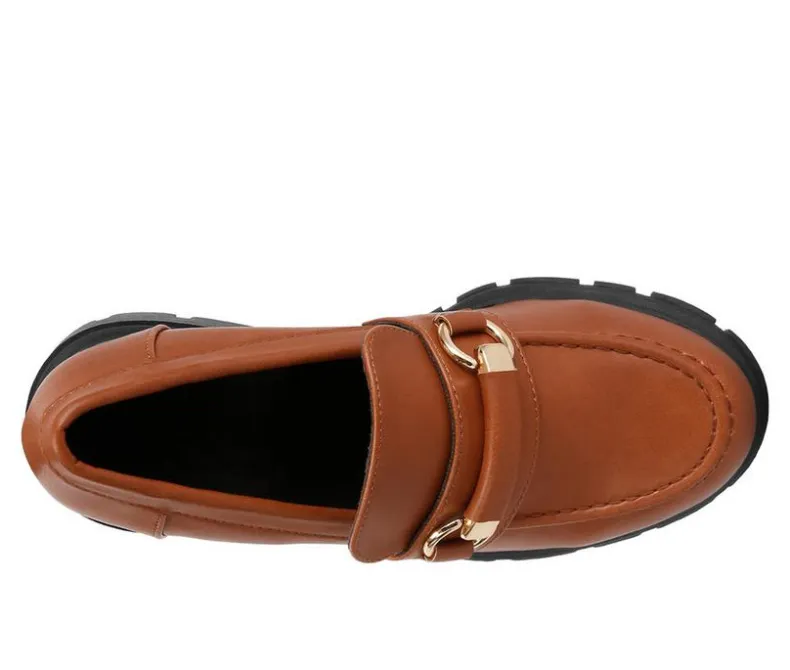 Loafers & Oxfords>Rag & Co Women's Evangeline Lugged Loafers