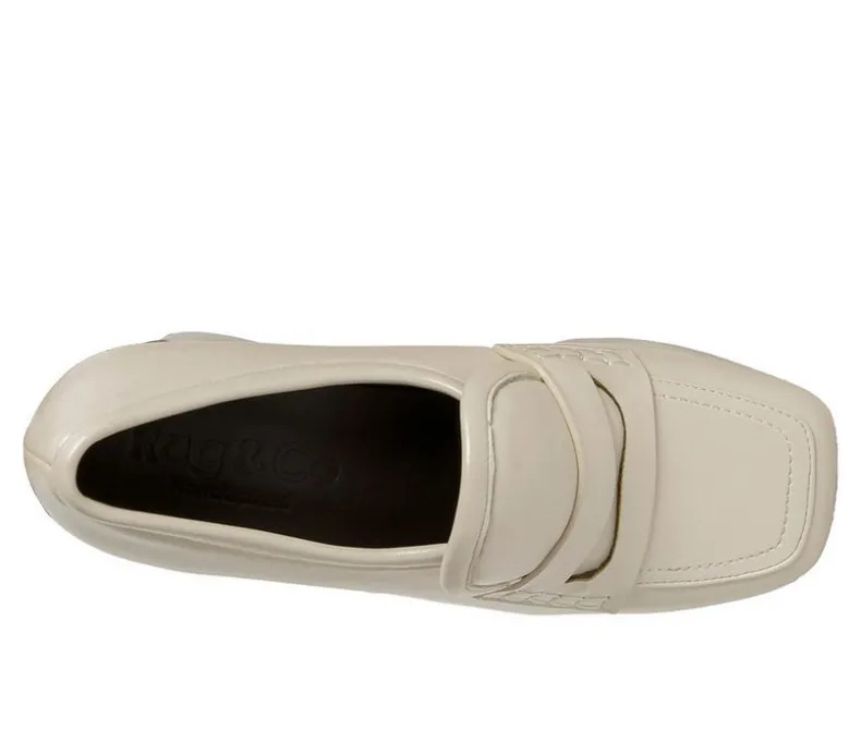 Loafers & Oxfords>Rag & Co Women's Gilliam Platform Wedge Loafers