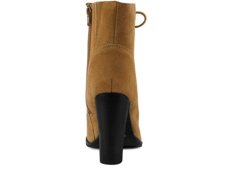 Lace Up|Dress>Rag & Co Women's Goose Lace Up Heeled Booties