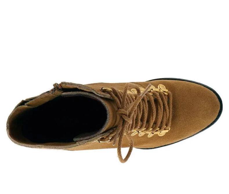 Lace Up|Dress>Rag & Co Women's Goose Lace Up Heeled Booties