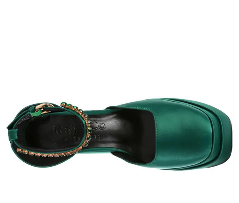 Pumps & Heels>Rag & Co Women's Martin Block Heel Platform Pumps