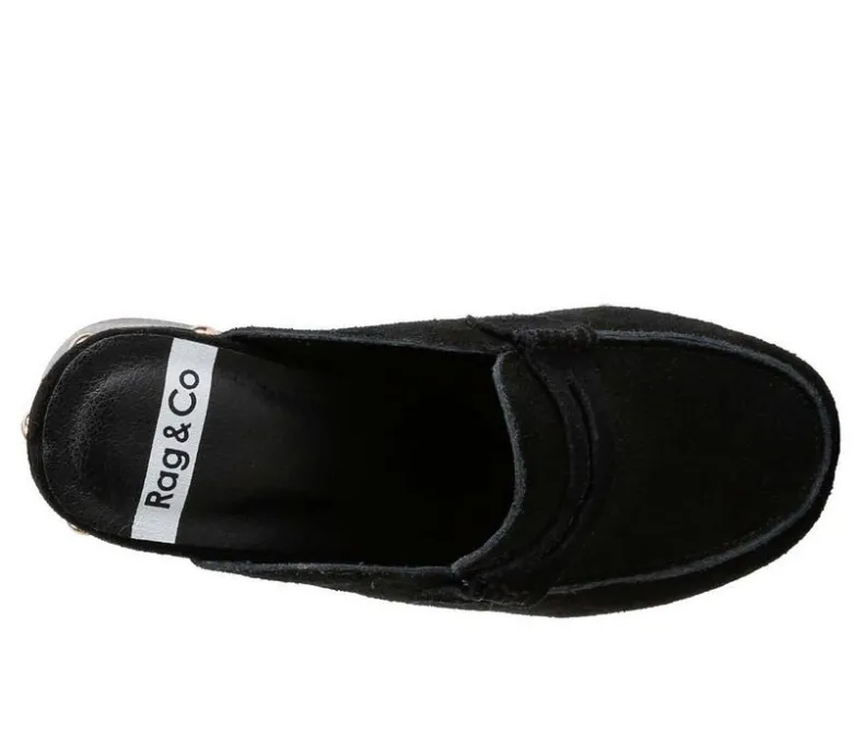 Clogs & Mules>Rag & Co Women's Riley Heeled Clogs