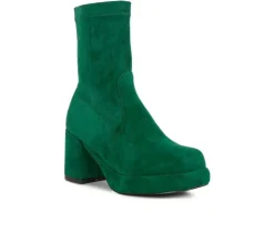 Dress>Rag & Co Women's Two Cubes Heeled Booties