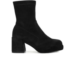 Dress>Rag & Co Women's Two Cubes Heeled Booties