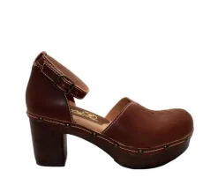 Pumps & Heels|Clogs & Mules>SBICCA Women's Donerail Block Heel Clogs