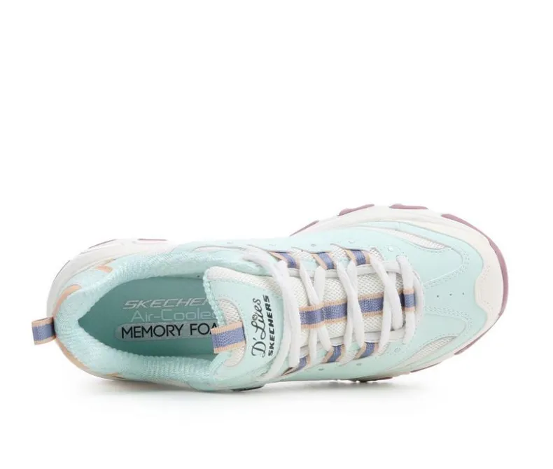 Running>Skechers Women's 150555 Dlites Suede Sneakers