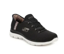 Boat Shoes & Slip-Ons|Athletics & Sneakers>Skechers Women's 150275 Summit Slip-Ins Print Sneakers