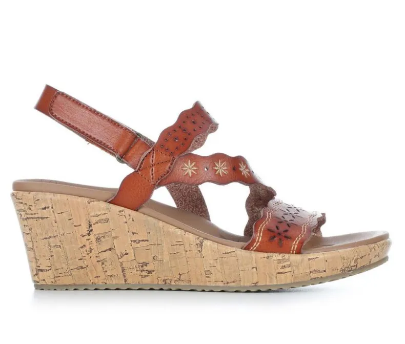 Pumps & Heels>Skechers Cali Women's Beverlee Aura 119596 Wedge Sandals