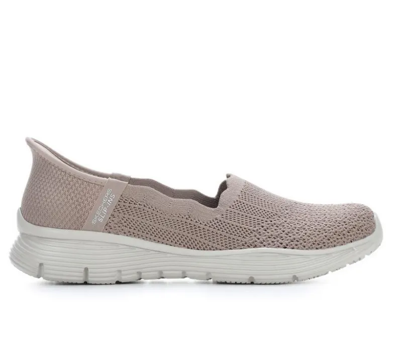 Boat Shoes & Slip-Ons|Flats>Skechers Women's Seager Believe It 158980 Slip-In Casual Shoes