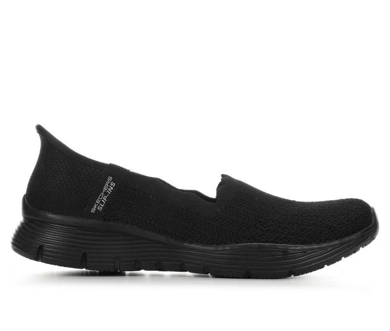 Boat Shoes & Slip-Ons|Flats>Skechers Women's Seager Believe It 158980 Slip-In Casual Shoes