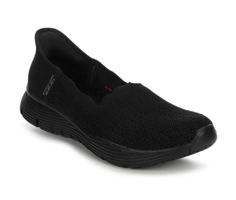 Boat Shoes & Slip-Ons|Flats>Skechers Women's Seager Believe It 158980 Slip-In Casual Shoes