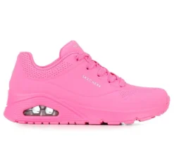 Platform>Skechers Street Women's Uno Stand On Air 73690 Wedge Sneakers