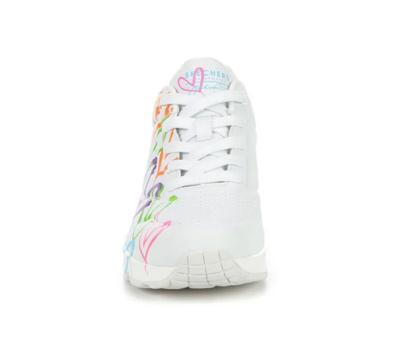 Platform>Skechers Street Women's Uno Highlight Love 177981 Wedge Sneakers