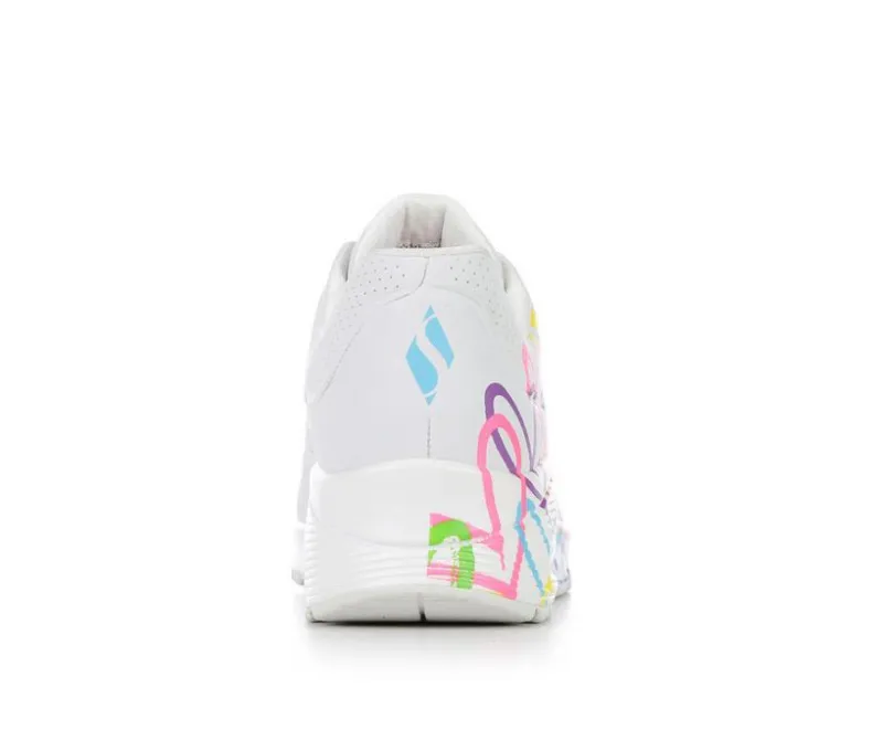 Platform>Skechers Street Women's Uno Highlight Love 177981 Wedge Sneakers