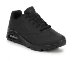 Platform|Athletics & Sneakers>Skechers Work Women's 108021 Uno Slip Resistant Slip Resistant Shoes