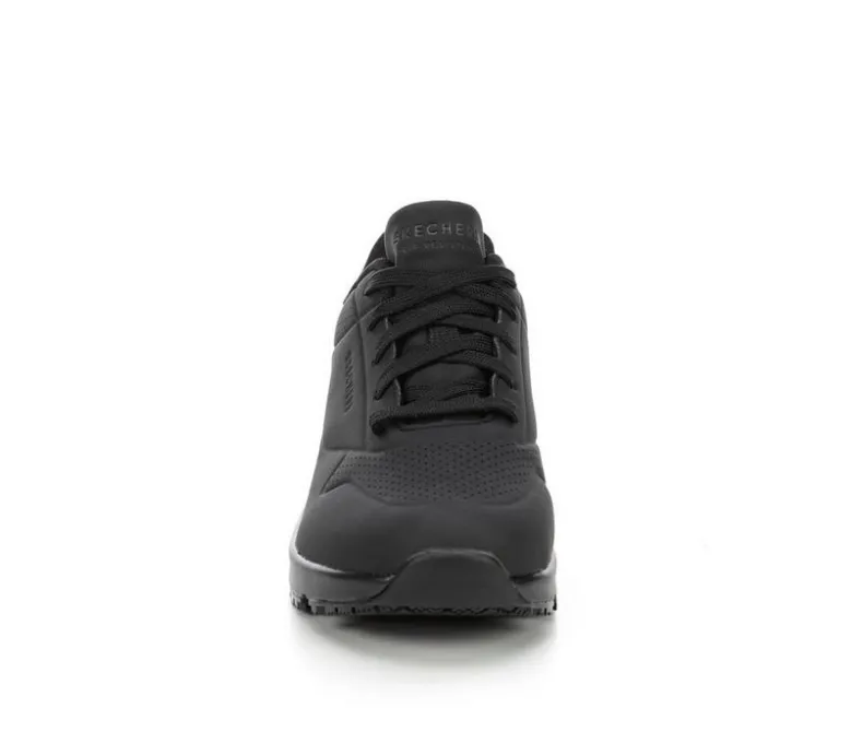 Platform|Athletics & Sneakers>Skechers Work Women's 108021 Uno Slip Resistant Slip Resistant Shoes