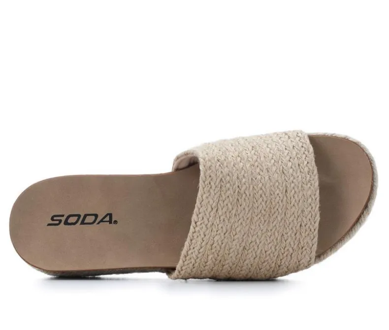 Sandals>Soda Women's Process-S Wedge Sandals