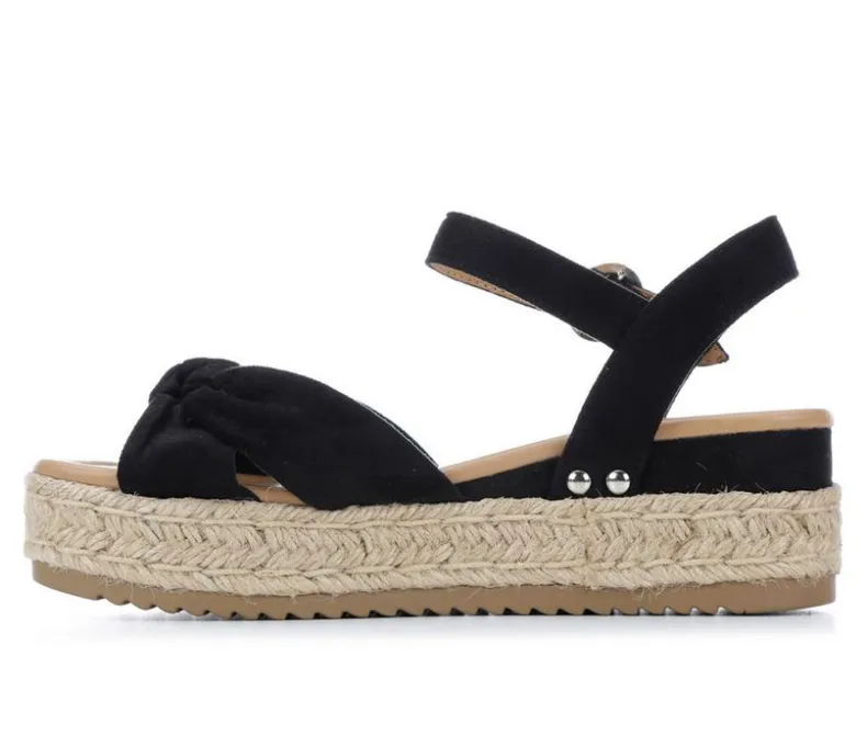 Sandals|Pumps & Heels>Soda Women's Tye Espadrille Wedges