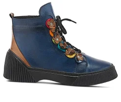 Lace Up>SPRING STEP Women's Yeba Lace Up Booties