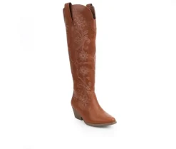 Wide Calf|Tall>Sugar Women's Tammy Floral Western Boots