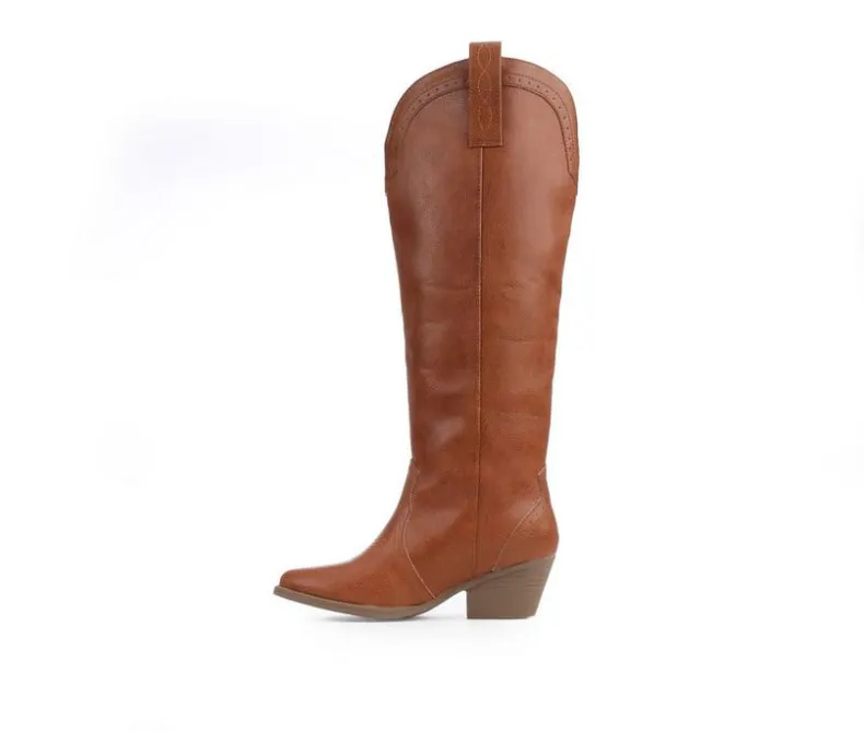 Wide Calf|Tall>Sugar Women's Tammy Floral Western Boots